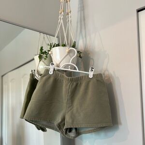 TNA COZY AF sweat shorts